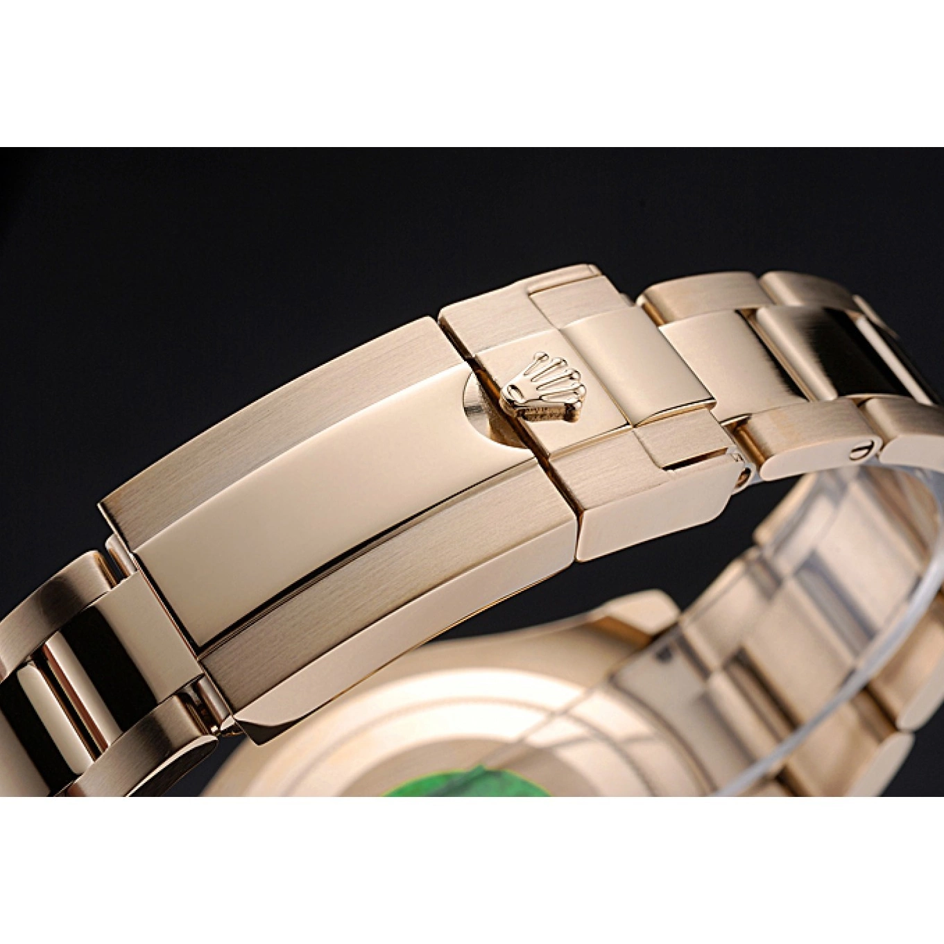 AAA Replica Watches Bracelet 622271 Rolex Bezel Gold Yachtmaster Dial Blue II White 0820